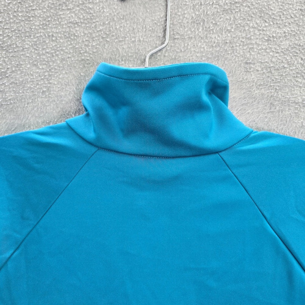 Columbia Women‎ Activewear Top Large Blue Sculpt Training Crop Shirt NWT - Picture 10 of 12